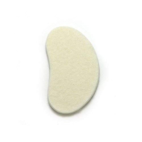 Moleskin Ball of Foot Pads, Kidney Shaped, 100 Metatarsal Pads per Order (3 1/2