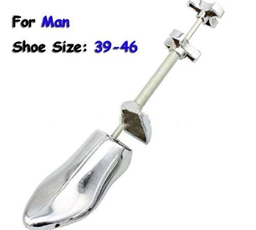 JIAWANSHUN New High Grade Deluxe Aluminium Adjustable Man Shoe Stretcher Metal Shoe ,Male Boot Mould