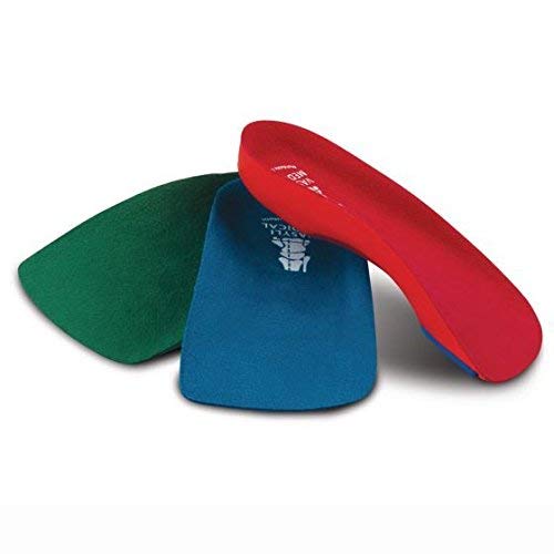 Vasyli Custom 3/4 Length Insoles, Blue - Medium