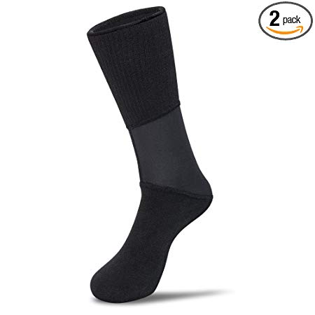 Bed Sore Heel & Ankle Protectors | Pressure Sores & Ulcers | GlideWear (Large, Black)