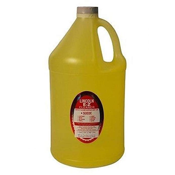 Lincoln E-Z Cleaner Suede Nubuck Satin Leather Nylon Fabric Shoe Cleaner 1 Gal