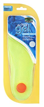 Moneysworth & Best Women's Massaging Gel Insole One Size, Yellow