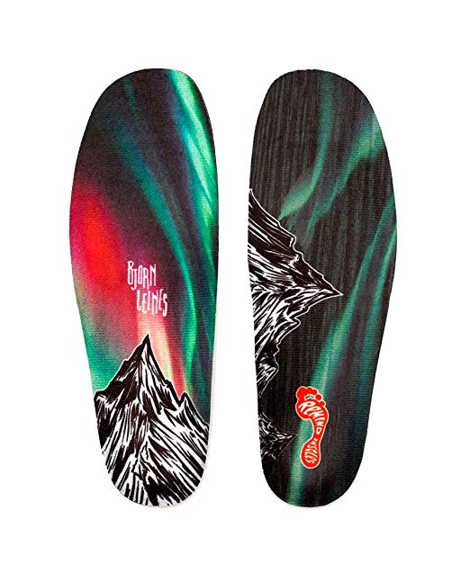 Remind Insoles Cush Bjorn Leines (9-9.5 M's/11-11.5-W's) Orthotic Antimicrobial Insoles Designed for Comfort Support and Impact Absorption, Perfect for Skateboarding, Skiing, and Snowboarding