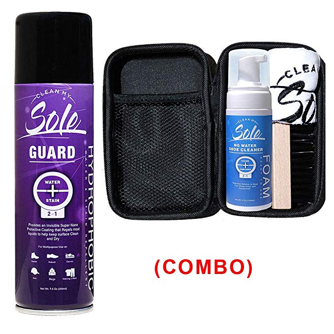 Clean My Sole Guard|Foam|Shoe Cleaning Kit|Water Stain Repellent & Foam Cleaner