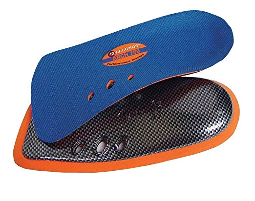 10 Seconds Arch 750 Insoles, Women's 9-10 / Men's 6.5-7.5