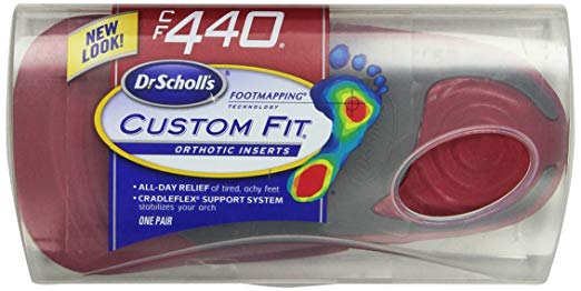 Dr. Scholl's Custom Fit Orthotic Inserts, CF 440, Red