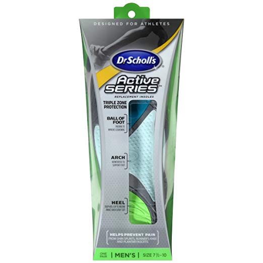 Dr. Scholl's Active Series Replacement Insoles, Men's Small