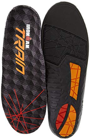 Spenco Unisex Ironman Train Insole Charcoal/Red 5 (Men's 12/13) Medium