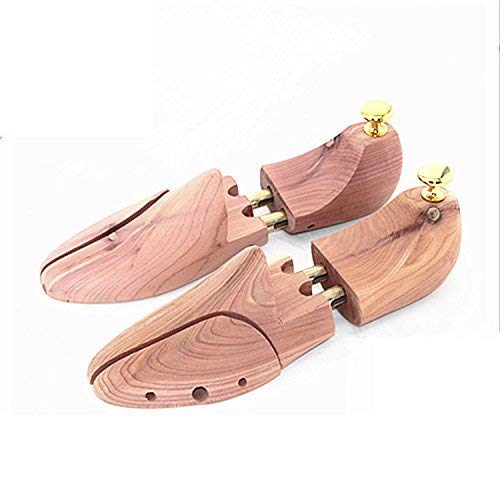 SODIAL(R)1 Pair of Wooden Shoe Tree Stretcher Shaper Keeper Adjustable Width---Men UK 11-12