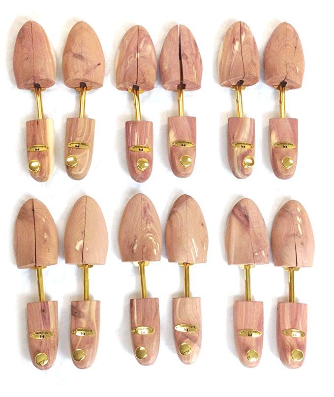 Cedar Elements Little Wholesale Program - Cedar Shoe Trees - 6 Pairs (L)