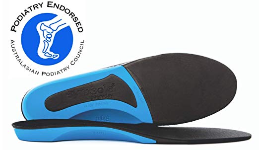 Plantar Fasciitis Insoles by Synxsole | As Seen On Shark Tank | Arch Support, Improve Alignment, Reduce Tissue Stress | Small (W 8-9.5 | M 6.5-8)