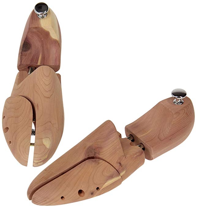 Household Essentials 77402-1 CedarFresh Men's Premium Red Cedar Wood Shoe Tree - Large(US)/Med (EU)