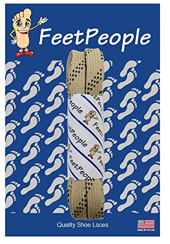 FeetPeople Strong Flat Laces (Shoelaces) (with Kevlar), 6 Pair Packs