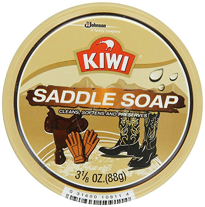 Kiwi Saddle Soap, 3-1/8 oz