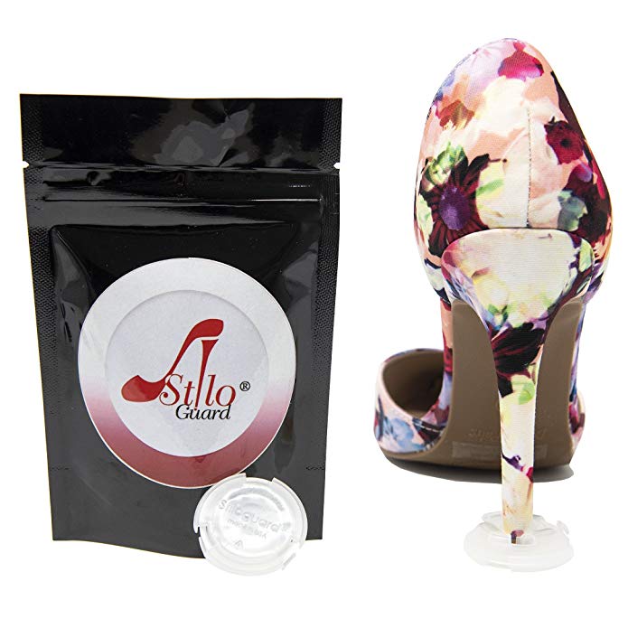 StiloGuard Heel Protectors - ONE-SIZE-FITS-ALL. Stops Heels Sinking into Grass