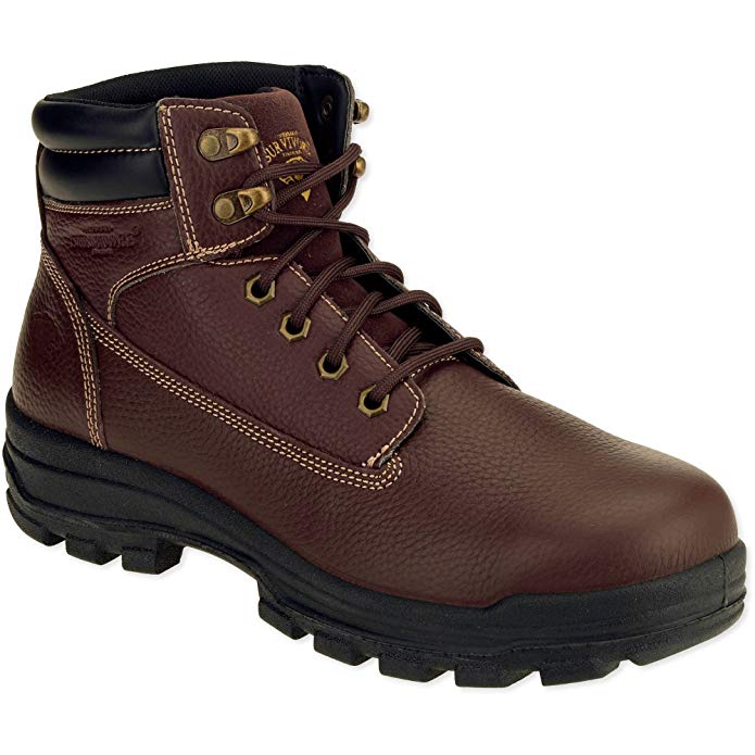 Herman Survivors Builder Safety Steel Toe Work Boots, Brown