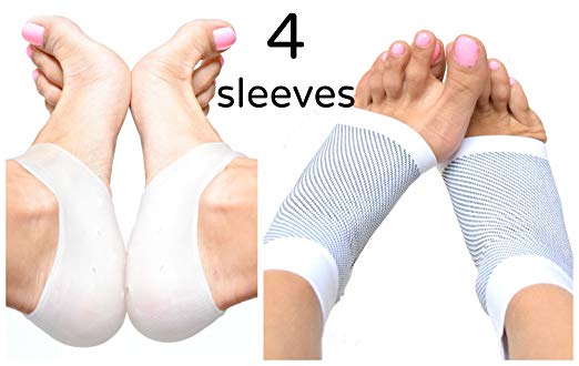 Plantar Fasciitis Pain Relief Kit - Compression Socks and Heel Support