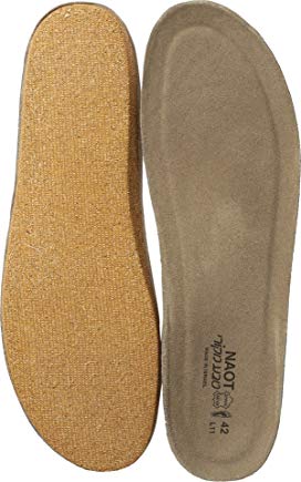 Naot Women's Scandinavian Footbeds, Beige, Latex, Cork, Suede, 39 M EU, 8-8.5 M