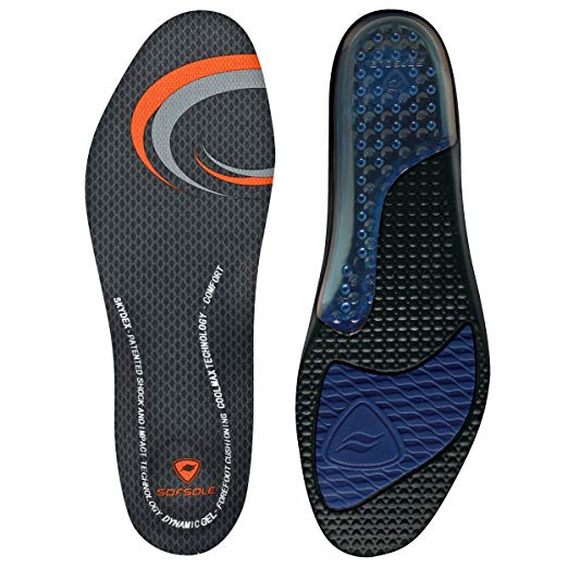 Sof Sole Airr Performance Insole, Men's Size 7-8.5