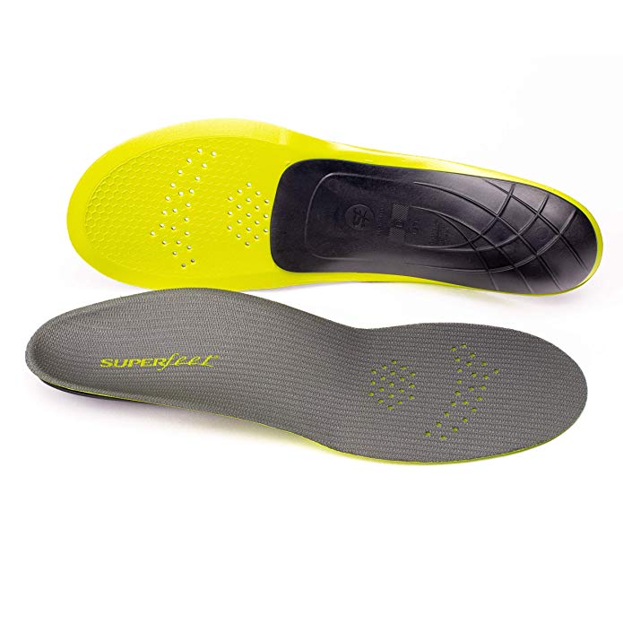 Superfeet CARBON, Sport Shoe Carbon Fiber Performance Thin Insoles, Unisex, Gray