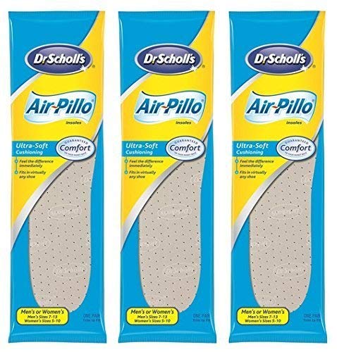 Dr. Scholl's Air Pillo Insole for Men & Women - 3 pairs