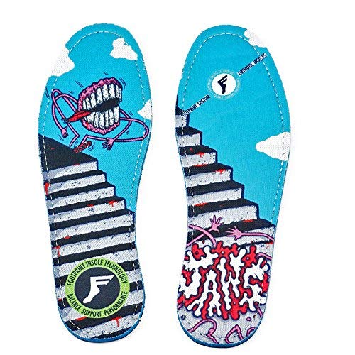 Footprint Insole Technology High Profile King Foam Jaws Flat Insoles, Size 10/10.5