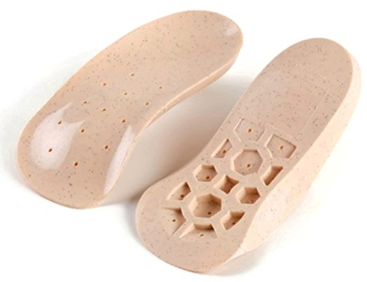 Natural Foot Orthotics Original Stabilizer Plantar Fasciitis Inserts for Medium to High Arches, Arch Support Insoles for Heel Pain, Balance, Posture, Made In USA, 10-10.5 Mens/11-11.5 Womens