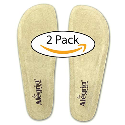 Alegria Women's 2 PACK Replacement Footbed Tan 40 (US Women's 10-10.5) Wide