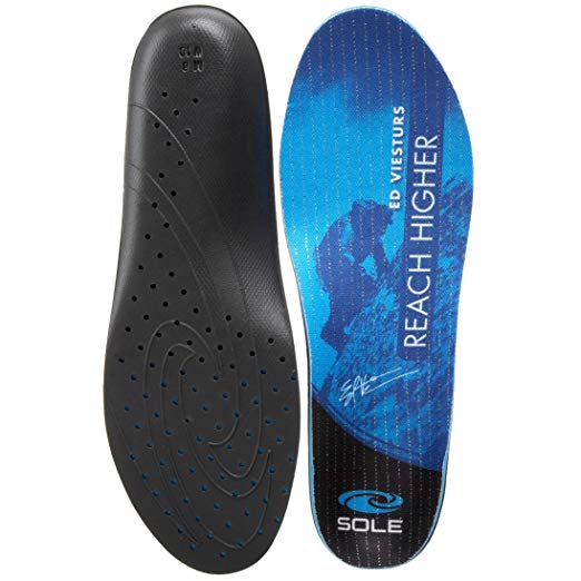 SOLE Signature EV Ultra Footbeds, Blue, 10 M US